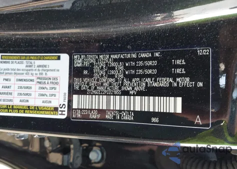 2023 Lexus Nx 350 Luxury from USA, damaged, VIN 2T2HGCEZ2PC021855